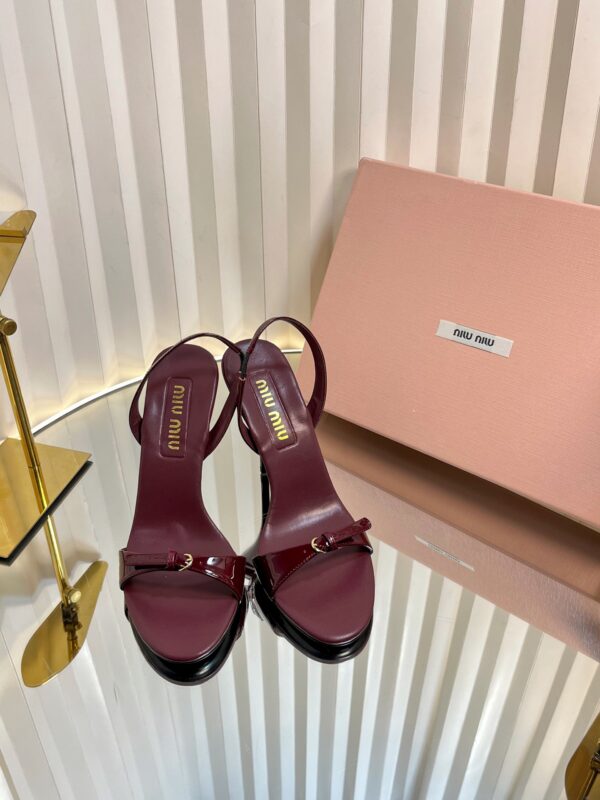 Miu Miu Patent Leather Platform Heels
