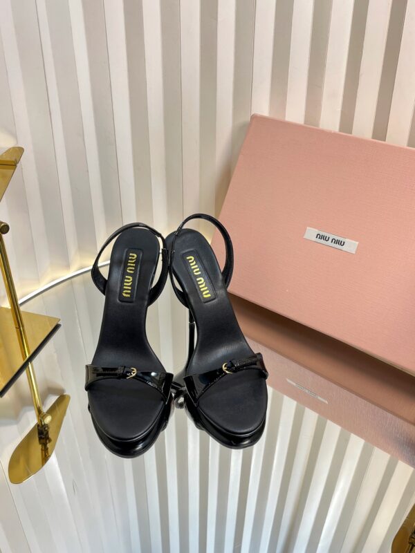 Miu Miu Patent Leather Platform Heels In Different Colors