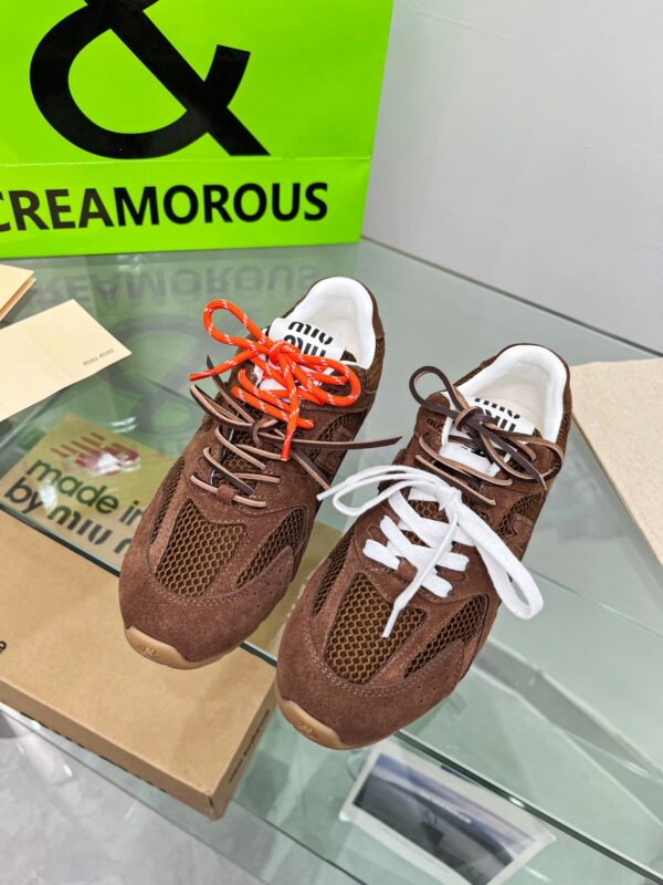 Miu Miu x New Balance 530 SL Suede & Mesh Sneakers In 2 Colors