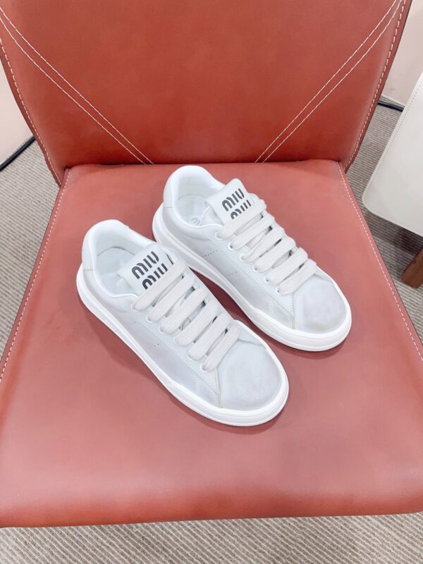 Miu Miu Leather & Suede Sneakers