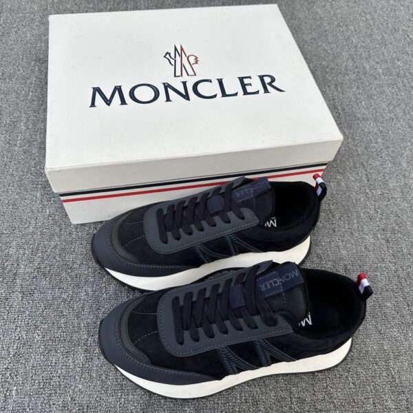 Moncler Leni Suede Trimmed Sneaker