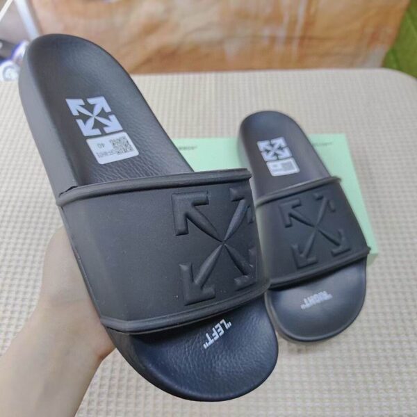 Off-White 3D Arrow Logo Pool Women's Sliders In Different Colors