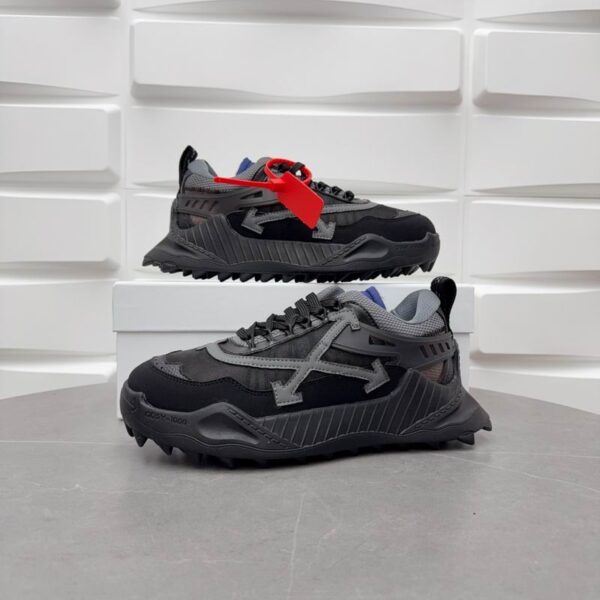 Off-White Odsy 1000 Women's Low Top Chunky Black Sneakers