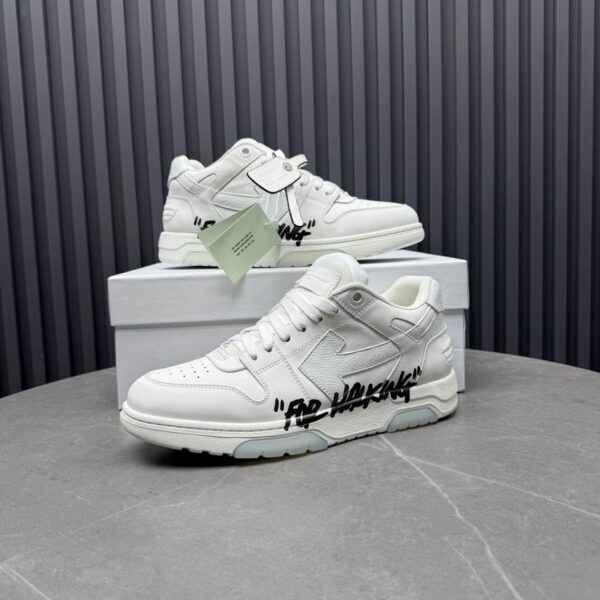 Off-White Out Of Office For Walking Leather Sneakers
