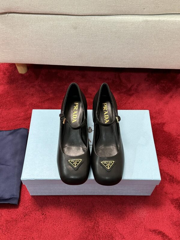 Prada Leather Mary Jane Heels In Different Colors