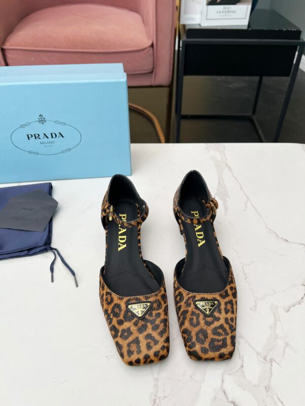 Prada Leopard Print Heels