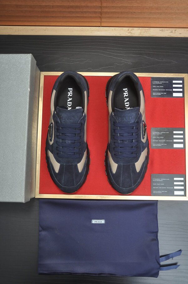Prada Prax Suede & Re Nylon Sneakers