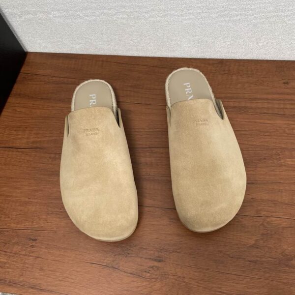Prada Suede Mules In Different Colors