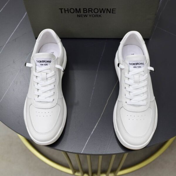 Thom Browne Low Top Basketball Trainers In 2 Colors