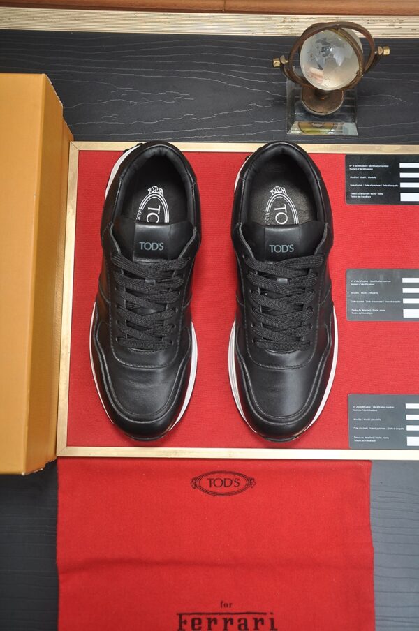 Tod's X Ferrari Tabs Leather Sneakers In Different Colors