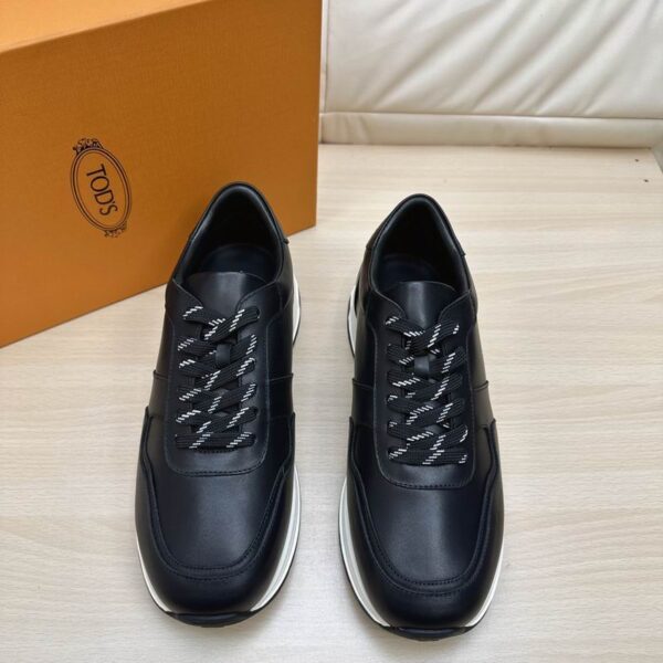 Tod's Tabs Leather Low Top Sneakers In Different Colors