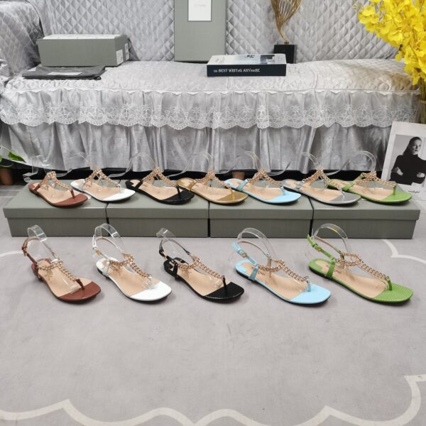 Tom Ford Zenith Embellished Leather Thong Sandals