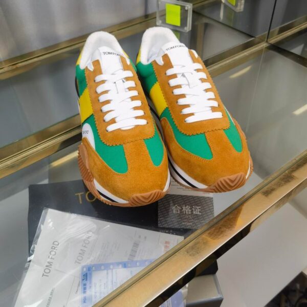 Tom Ford Suede Technical Fabric James Sneaker In 2 Colors