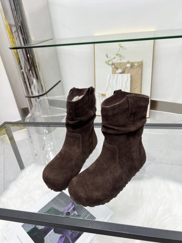 UGG Suede Slouchy Pull on Ankle Boots In Different Colors