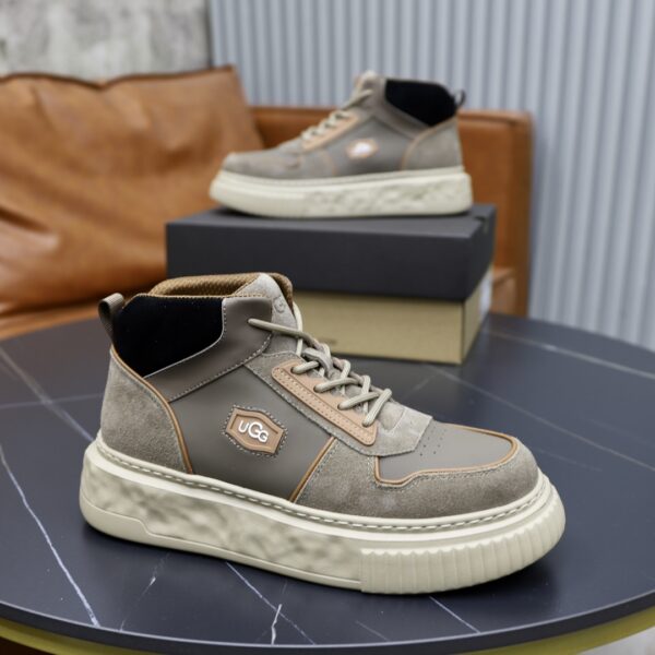 UGG Thick Sole Suede Mid Top Boots In 2 Colors