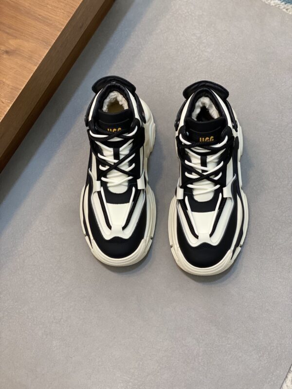 UGG Premium Calfskin & Mesh Contrast Chunky Trainers In Different Colors
