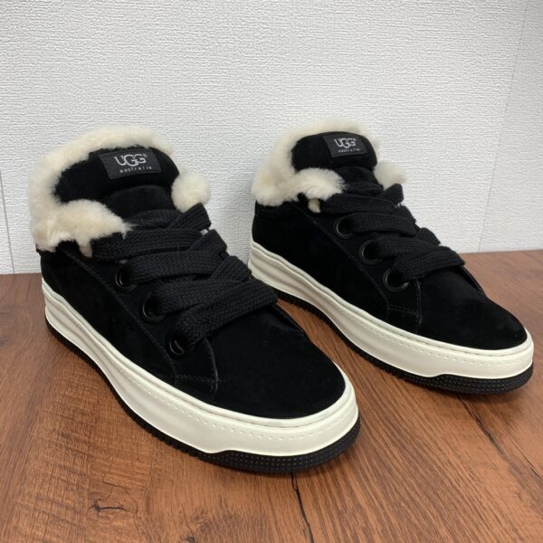 UGG Black Karl Lagerfeld Kapri Lug Trainers