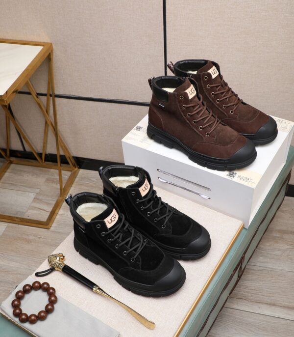 UGG Cap Toe Suede Utility Winter Boots In 2 Colors