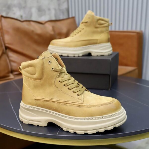 UGG Mid Leather Lace Up Winter Boots In 2 Colors