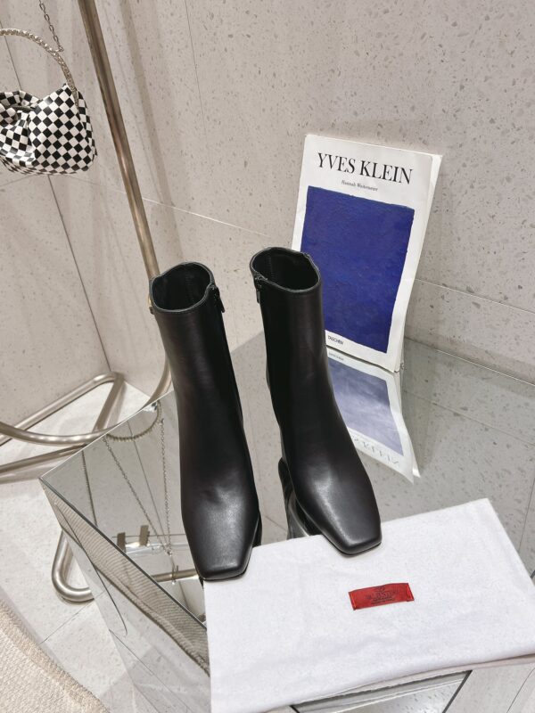 Valentino Garavani V logo Leather Ankle Boots In Different Colors