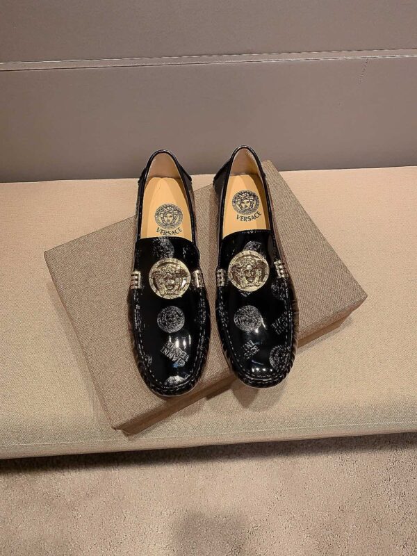 Versace Gianni Versace Heritage Print Driving Loafers
