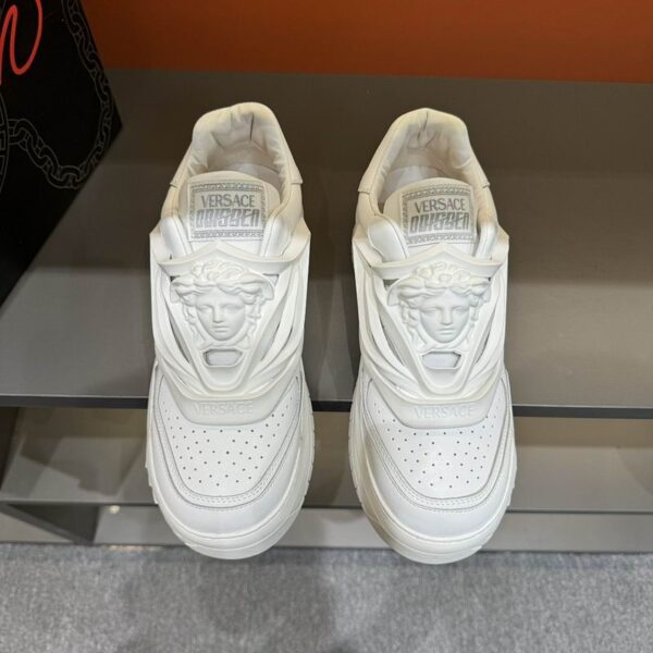 Versace White Odissea Sneakers
