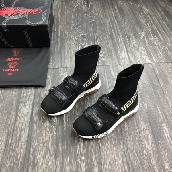 Versace Touch Strap Sock Mid Boot