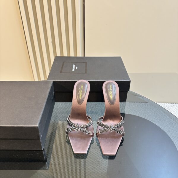 Saint Laurent Liz 110 Embellished Heels