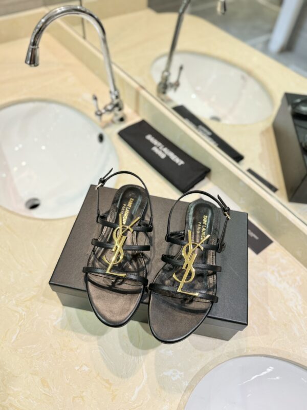 Saint Laurent Women's Cassandra Flat Sandals