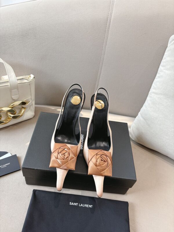 Saint Laurent Amalia 110 Slingback Heels