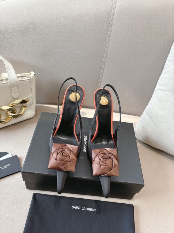 Saint Laurent Amalia 110 Slingback Heels In Different Colors