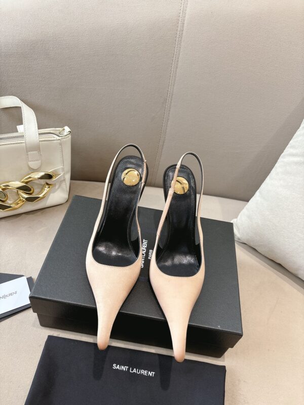 Saint Laurent Apolline110 Slingback Heels