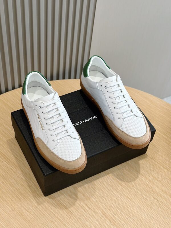 Saint Laurent Court Classic SL/10 Leather Sneaker In 2 Colors