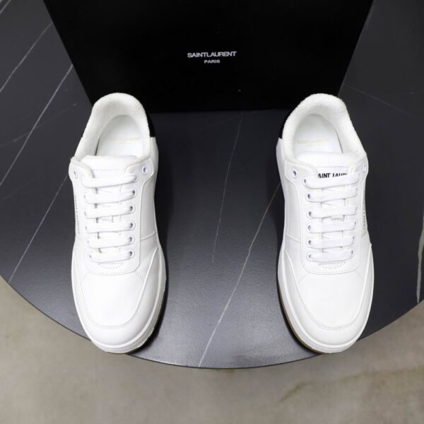 Saint Laurent SL-61 Low Gum Perforated Sneakers In 2 Colors