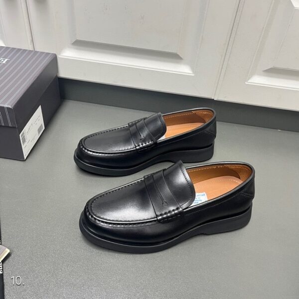 Zegna Udine Penny Loafers With Chunky Sole