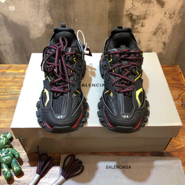 Balenciaga Men's Track Sneakers With Complex Layered Design