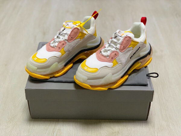 Balenciaga Men's Triple S Trainers With Signature Triple Layered Stacked Sole In Multiple Colors