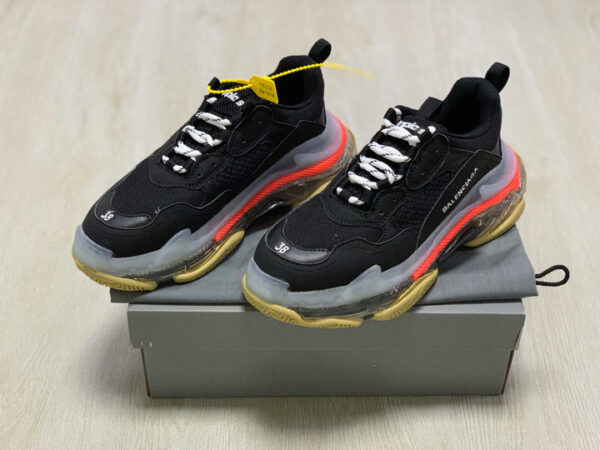 Balenciaga Men's Triple S Sneakers With Chunky Layered Sole In Multiple Colors