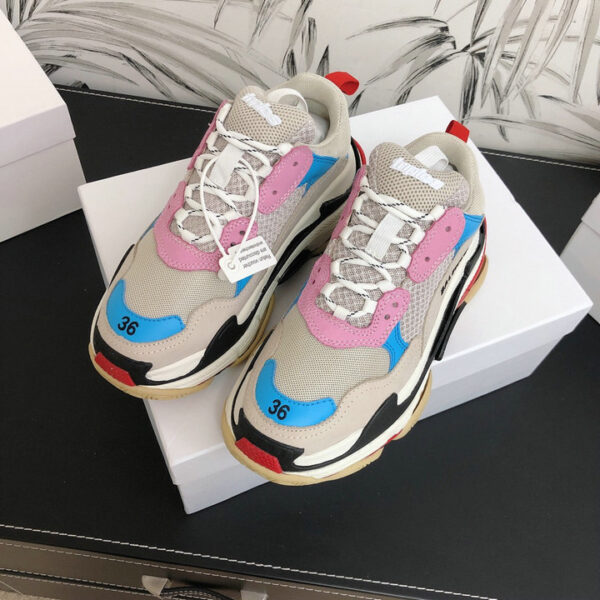 Balenciaga Men's Triple S Chunky Sneakers