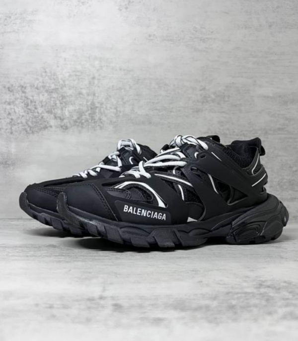 Balenciaga Track Sneakers With Prominent Brand Lettering On The Side