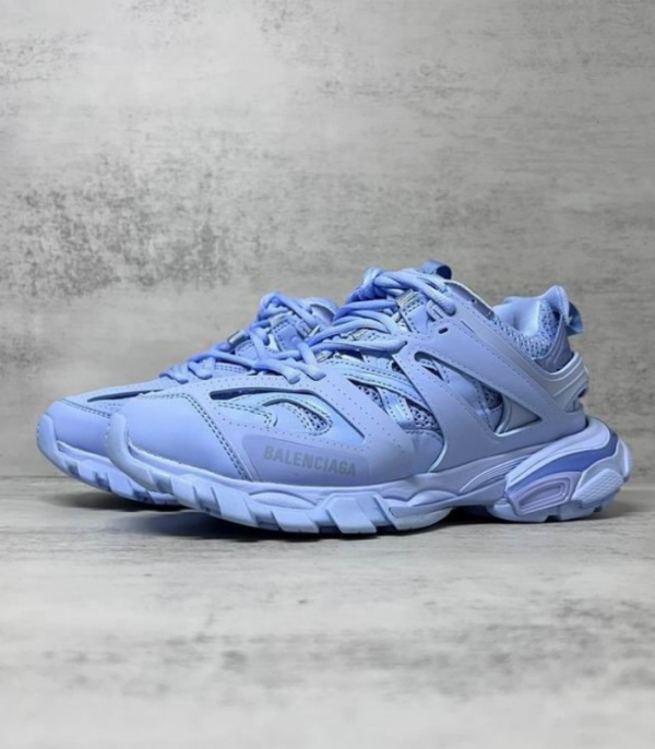 Balenciaga Track Sneakers In Light Blue Colorway