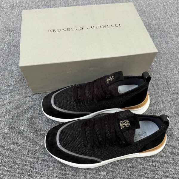 Brunello Cucinelli Knitted Running Sneakers