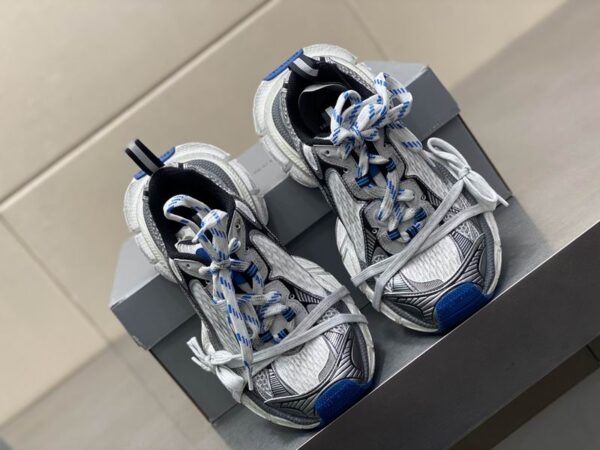 Balenciaga Men's 3XL Sneakers With Extra Laces Wrapped Around The Upper In Multiple Colors