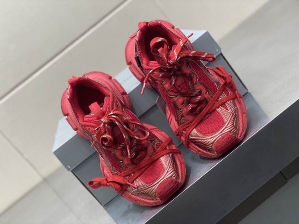 Balenciaga Men's 3XL Sneakers With Decorative Laces Wrapped Around The Toe In Multiple Colors