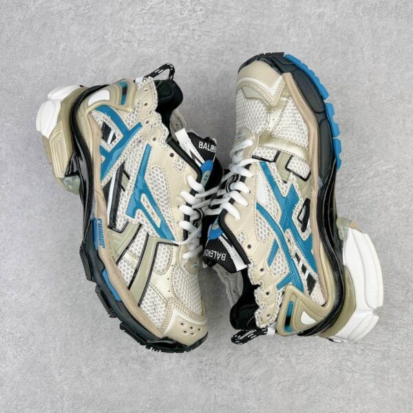 Balenciaga Women's Runner Sneakers With Distressed Look In Multiple Colors