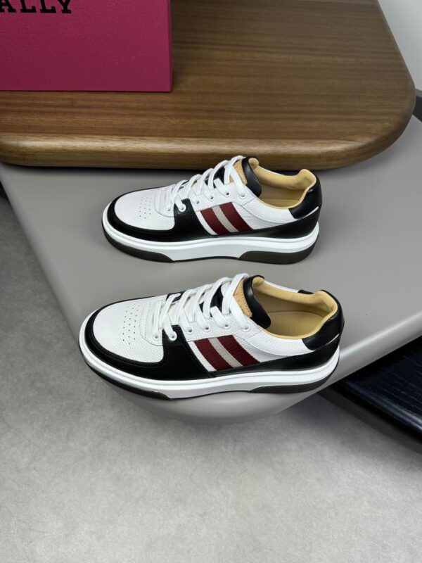 Bally Moony Sneakers With Red & White Striped Side Detail In Multiple Colors