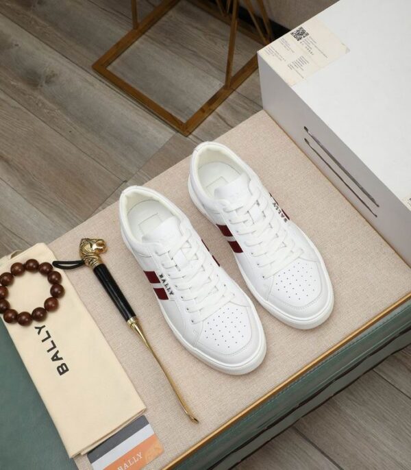 Bally Moony Sneakers With Thick Sole & Signature Stripe Detail In 2 Colors