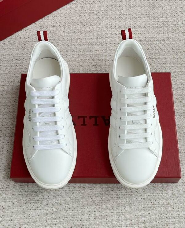 Bally Maxim Sneakers With Signature Stripe Pull Tab In Multiple Colors