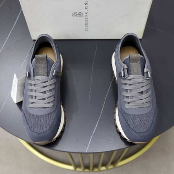 Brunello Cucinelli Monili Panelled Low Top Sneaker In Different Colors