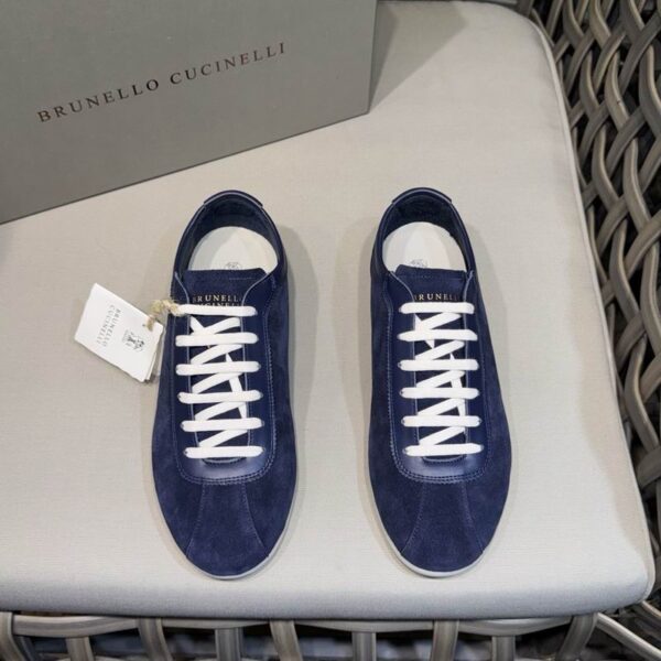 Brunello Cucinelli Classic Suede Casual Sneakers In Different Colors
